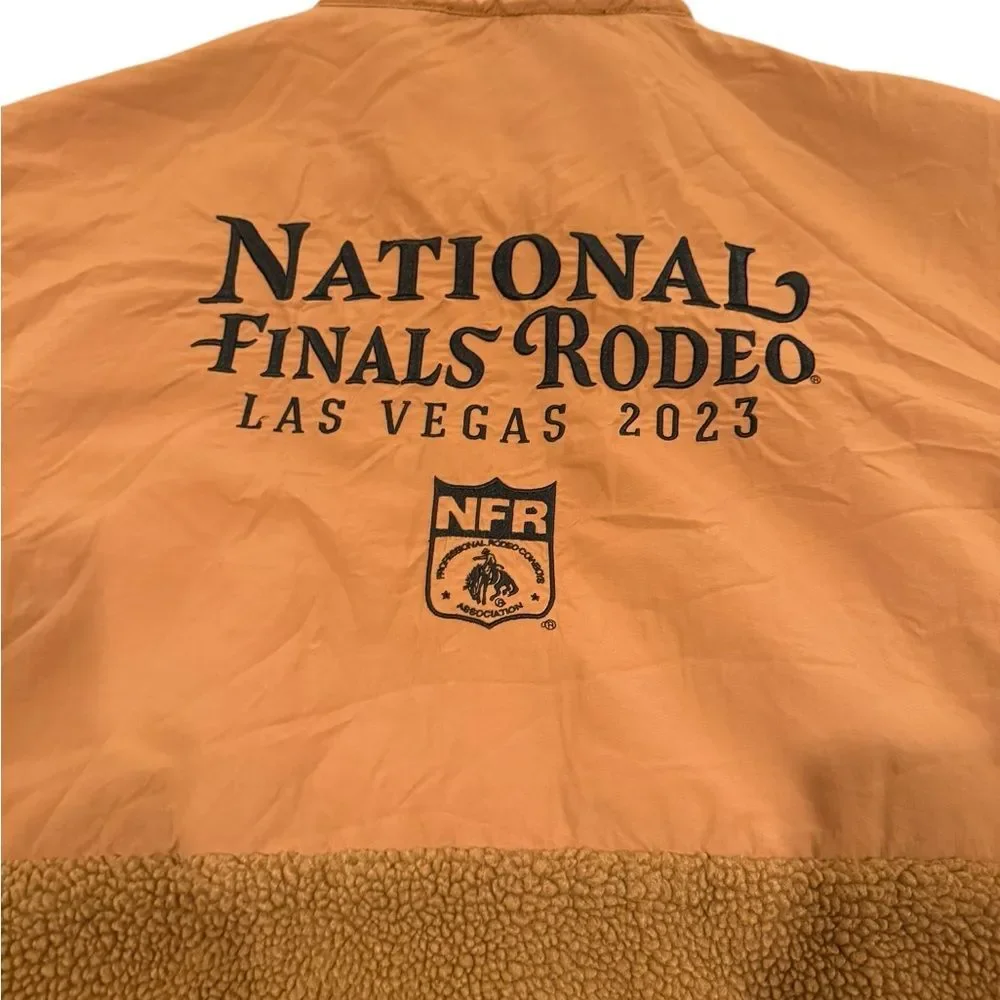 Wrangler NFR Sherpa Fleece Pullover Jacket 3XL National Finals Rodeo Vegas 2023